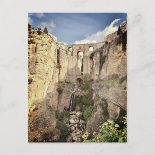 Ronda-Brücke Spanien Junggesellinnen-Abschiedsspie Postkarte