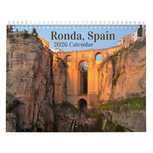 Ronda, Spanien 2026 Foto-Kalender Kalender (Titelbild)