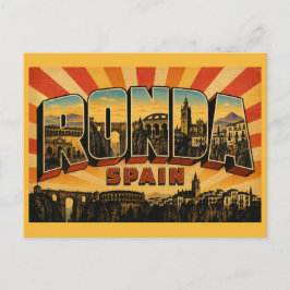 Ronda Spanien Puente Nuevo Brücke Postkarte