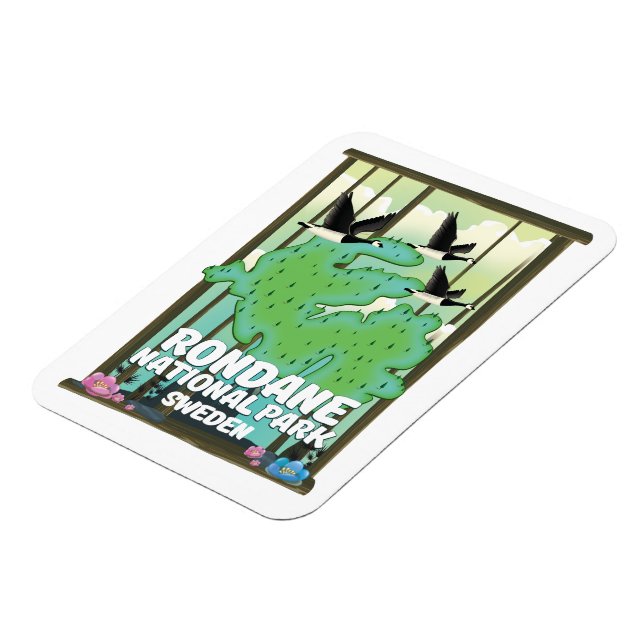 Rondane National Park Schweden Magnet (Linke Seite)
