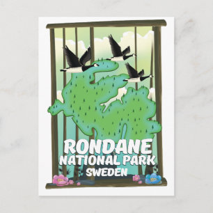 Rondane National Park Schweden Postkarte