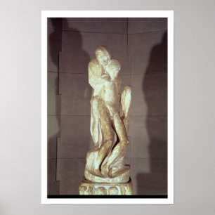 Rondanini Pieta, 1564 (Marmor) (siehe auch 55601) Poster