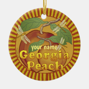 Rondo Georgia Peaches Keramik Ornament