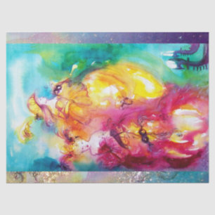 RONDO IN LAGOON, Ladys in Masquerade Night Venice Seidenpapier