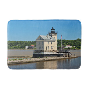 Rondout Creek Lighthouse, New York Bath Mat Badematte