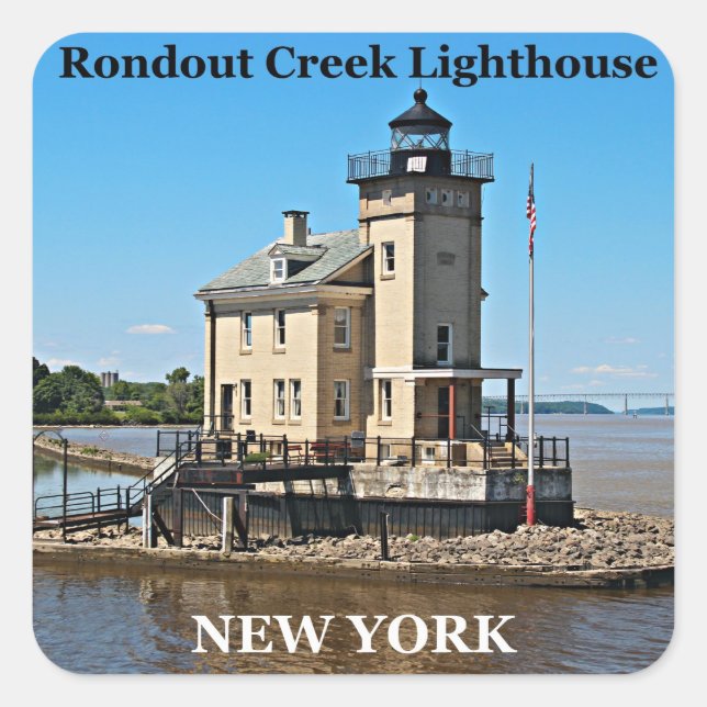 Rondout Creek Lighthouse, New York Stickers (Vorderseite)