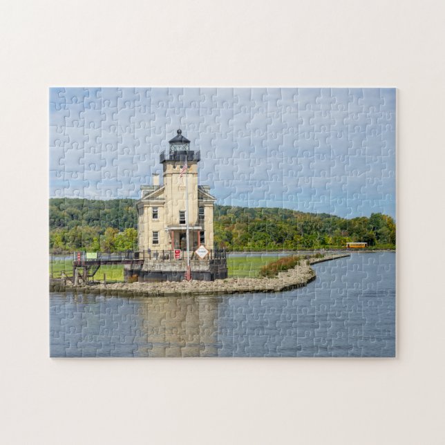 Rondout Lighthouse in NY Puzzle (Horizontal)