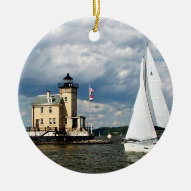 Rondout Lighthouse Keramikornament (Vorne)