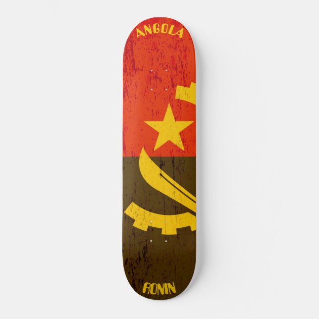 RONIN Angola Apex Pro Flag Skateboard Deck (Vorderseite)