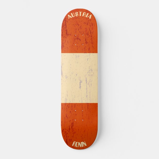 RONIN Austria Apex Pro Flag Skateboard Deck (Vorderseite)