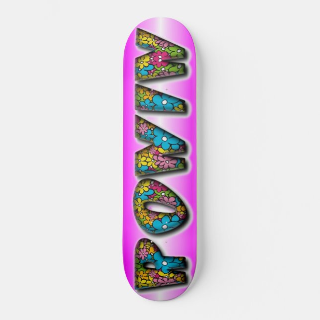 RONIN BRAND GIRL POWER Skateboard Deck (Vorderseite)
