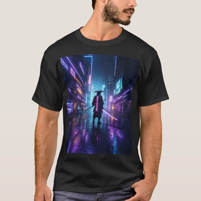 Ronin da Lâmina Neon T-Shirt (Vorderseite)