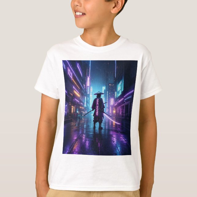 Ronin da Lâmina Neon T-Shirt (Vorderseite)