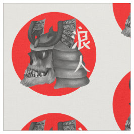 Ronin Samurai Japan Flag Skull Stoff