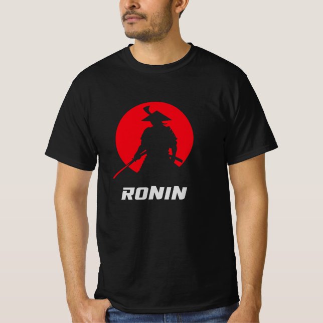 Ronin Samurai Japanischer Krieger T-Shirt (Vorderseite)