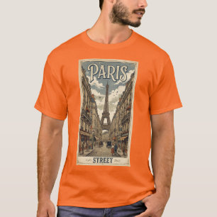 Ronins passen auf Retro Paris Street T-Shirt