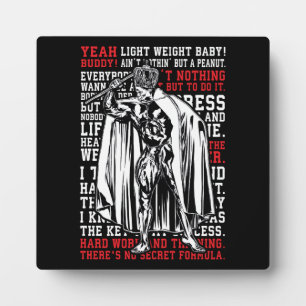 Ronnie Coleman Mr Olympia Workout Inspiration Fotoplatte