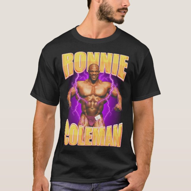 Ronnie Coleman Yeah Buddy Vintage Retro T-Shirt (Vorderseite)