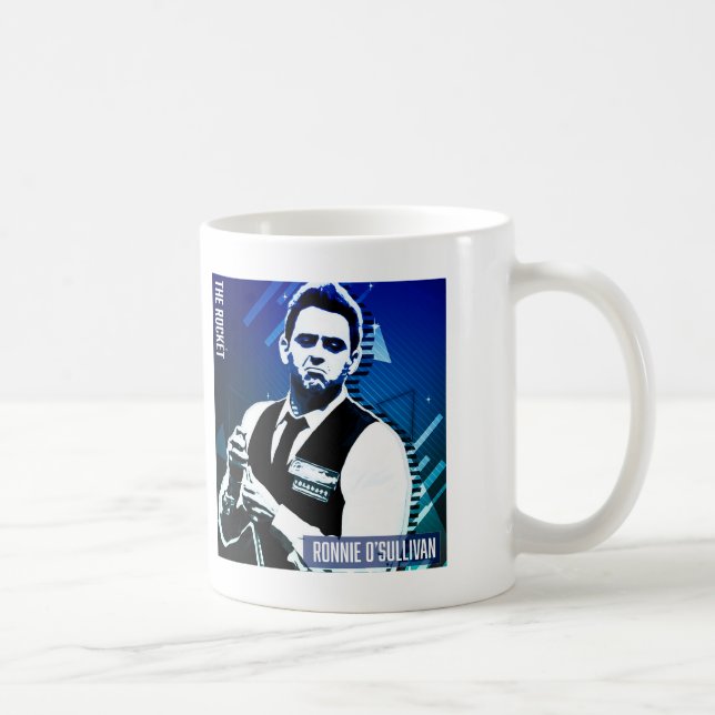 Ronnie O'Sullivan - "The Rocket"-Tasse Kaffeetasse (Rechts)