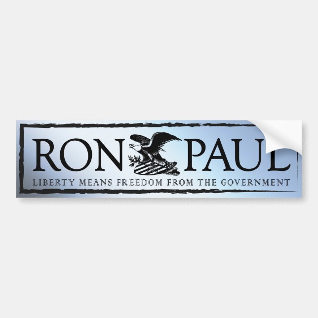 RonPaul2012 Autoaufkleber (Vorne)