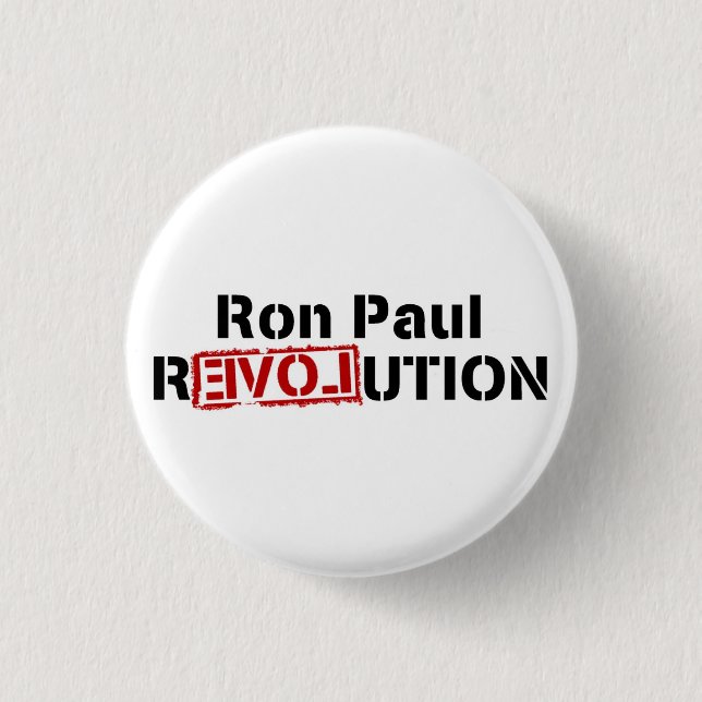 RonPaulrRevolution Button (Vorderseite)