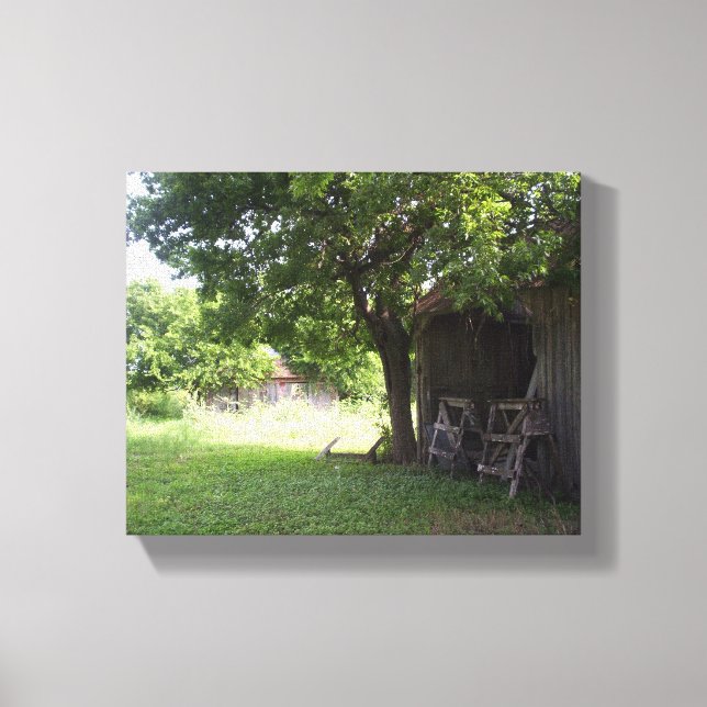 Ron's Texas Hill Country Wrapped Canvas Leinwanddruck (Vorderseite)
