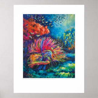 Röntgen-Abdeckung Art - Cranial Coral MRI von L. R Poster