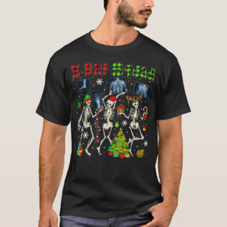 Röntgen-Team Weihnachten Drei Weihnachtsmann Renti T-Shirt