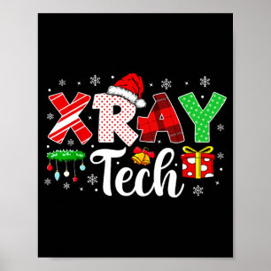Röntgen-Tech Weihnachtsbogen Rad Tech Radiologie M Poster