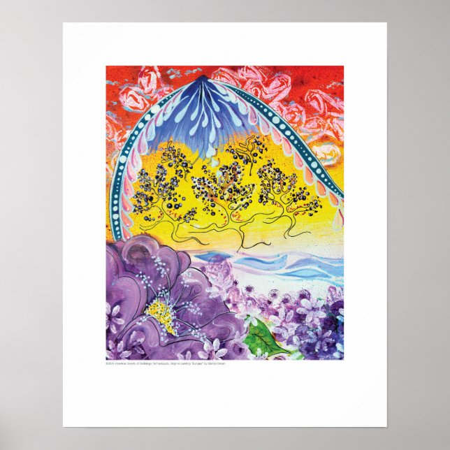 Röntgen-Übersichtskunst - Eutopie von Marilyn Beto Poster (Vorne)