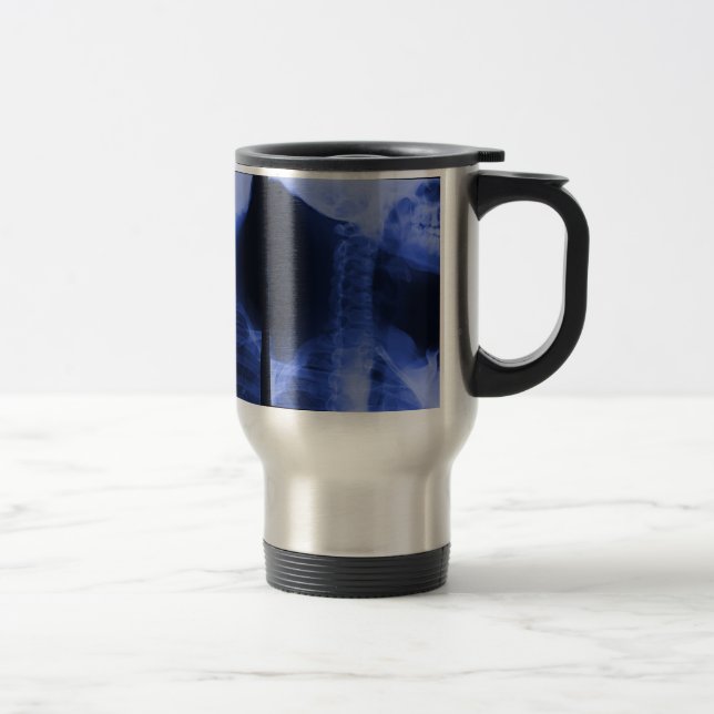 Röntgenaufnahme 2 - elektromagnetisches Blau Reisebecher (Rechts)