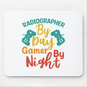 Röntgenaufnahme nach Tag Gamer nach Nacht Mousepad