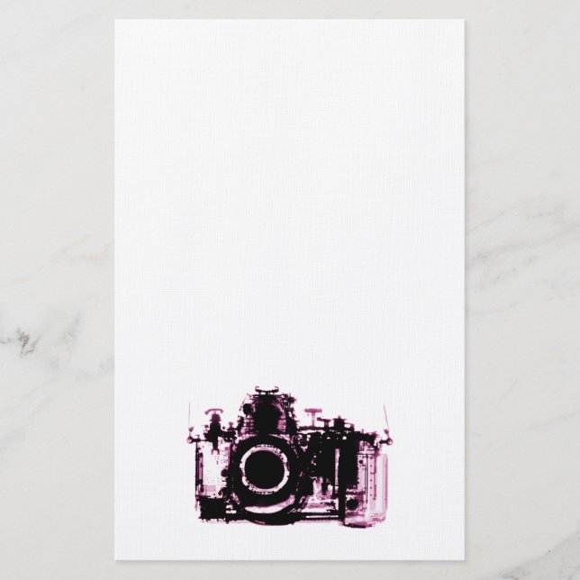 RÖNTGENBLICK-KAMERA - ROSA BRIEFPAPIER (Vorderseite)