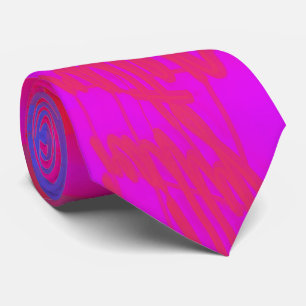 Röntgenmädchen Glitch Art Gitter Hot Pink Krawatte