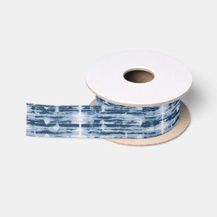 Röntgenstrahl-Aquarell Shibori Streifen-Band Satinband