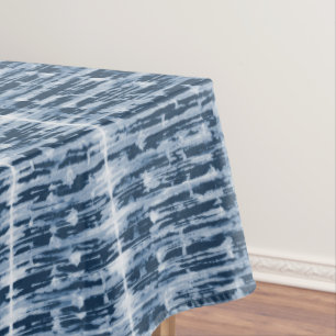 Röntgenstrahl-Aquarell Shibori Streifen Tischdecke