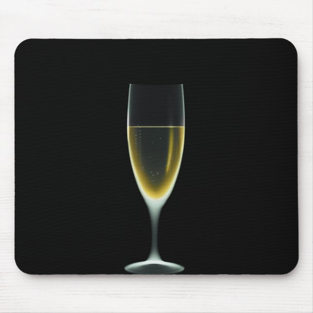 RÖNTGENSTRAHL-FEIER-CHAMPAGNE-Vorlage + Negativ Mousepad (Vorne)