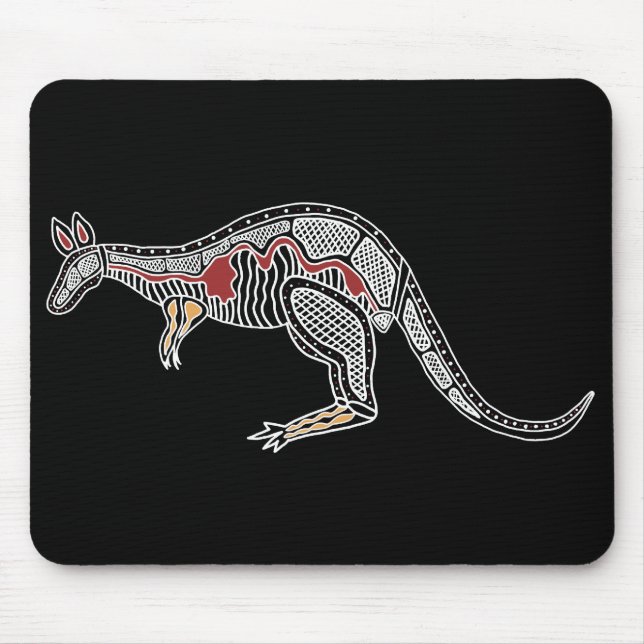Röntgenstrahl-Känguru Mousepad (Vorne)