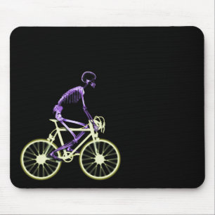 RÖNTGENSTRAHL-SKELETON REITfahrrad - URSPRÜNGLICHE Mousepad