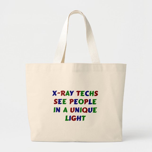 Röntgenstrahltech-Taschen-Tasche Jumbo Stoffbeutel (Vorne)