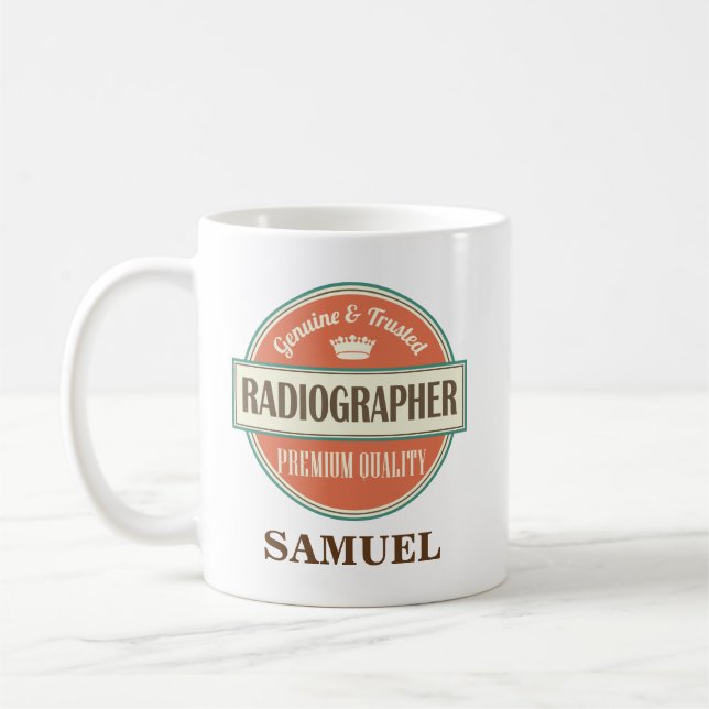 Röntgentechniker-personalisiertes Tasse (Links)