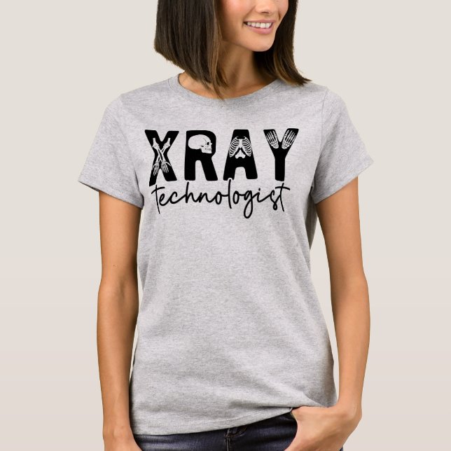 Röntgentechnologe, Radiology Tech, Radiographin T-Shirt (Vorderseite)