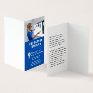 Röntgenuntersuchung des Patienten Visitenkarten