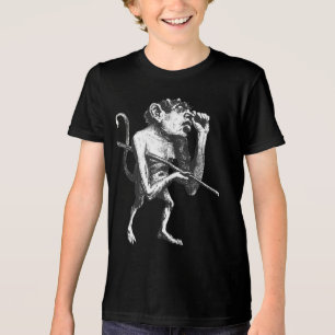 Ronwe Ein Monster, das einen Stab hält Tri-Blend Shirt