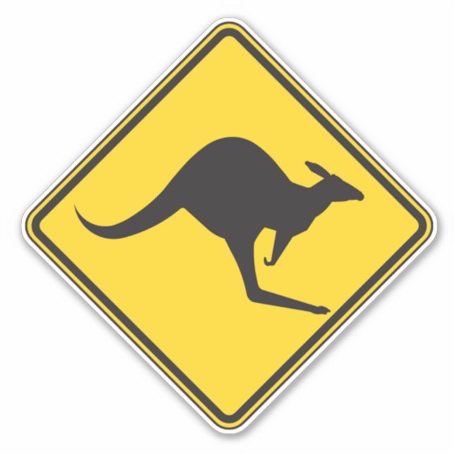 Roo Crossing Aufkleber (Vorderseite)