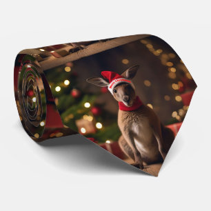 "Roo-dolph's Holiday Hop: Ein festes Wunderland" Krawatte