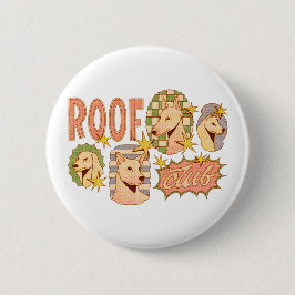 Roof Club / Hunde-Illustrationen Button