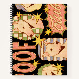 Roof Club / Hunde-Illustrationen Notizbuch