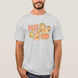 Roof Club / Hunde-Illustrationen T-Shirt