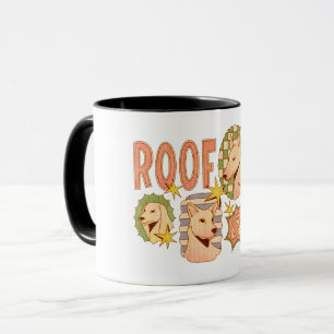 Roof Club / Hunde-Illustrationen Tasse
